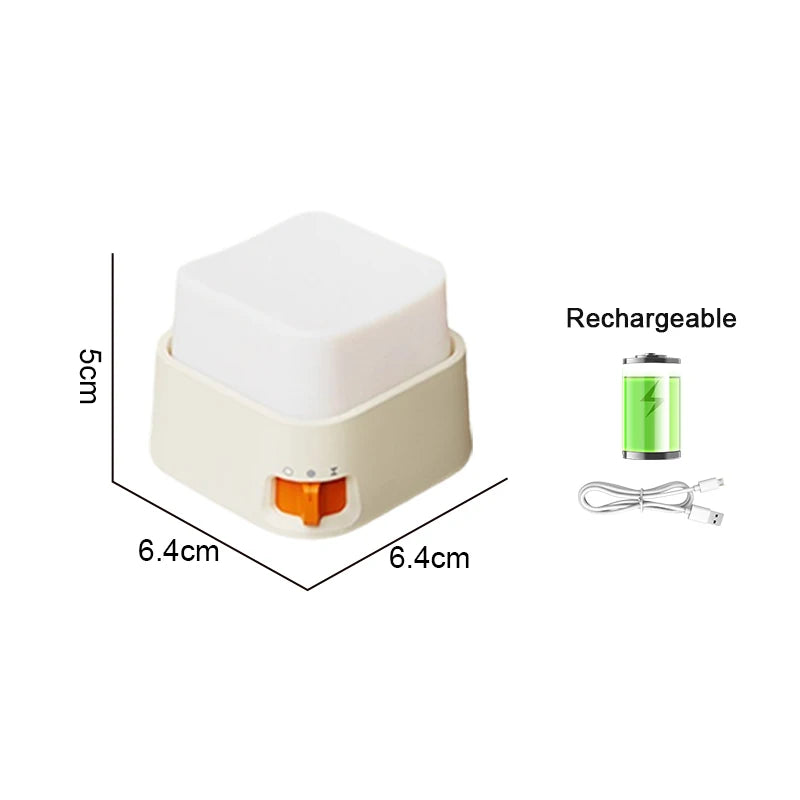 LED Night Lights Bedside Table Lamp Room Decoration USB Rechargeable Led Lamp Decor Holiday Baby Bedroom For Birthday Gift