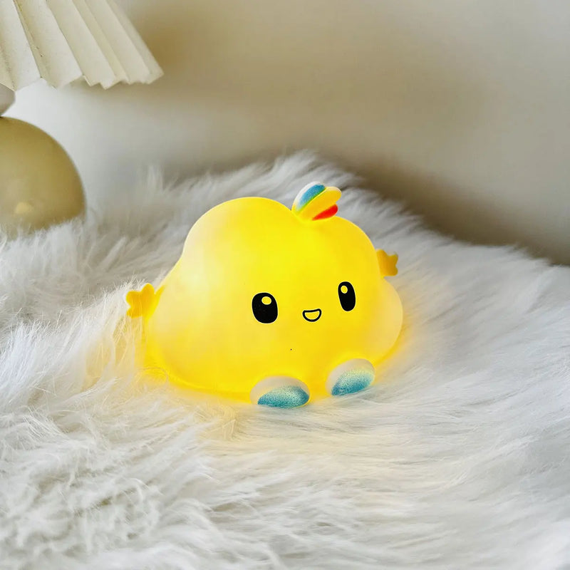 Creative festive decor ambiance light desktop decoration Cloud nightlight Bedroom bed light with sleeping light cartoon nightlig